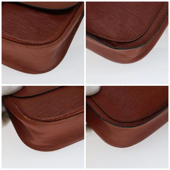 LOUIS VUITTON Epi Saint Cloud GM Shoulder Bag Brown M52193 LV Auth 111133 - Picture 15 of 15